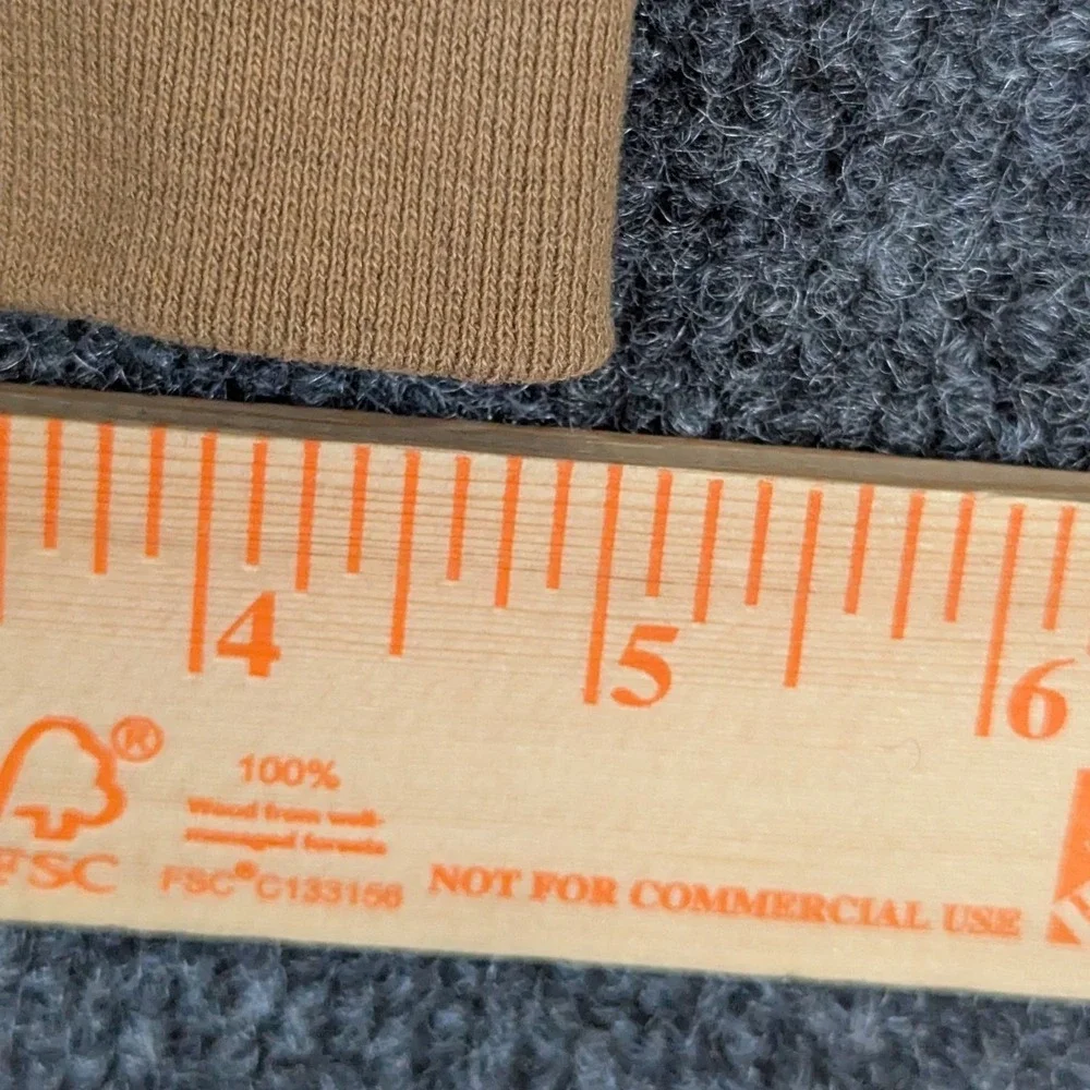 The North Face Mens Joggers Tan Brown Fleece Sweatpants Logo Patch Size M